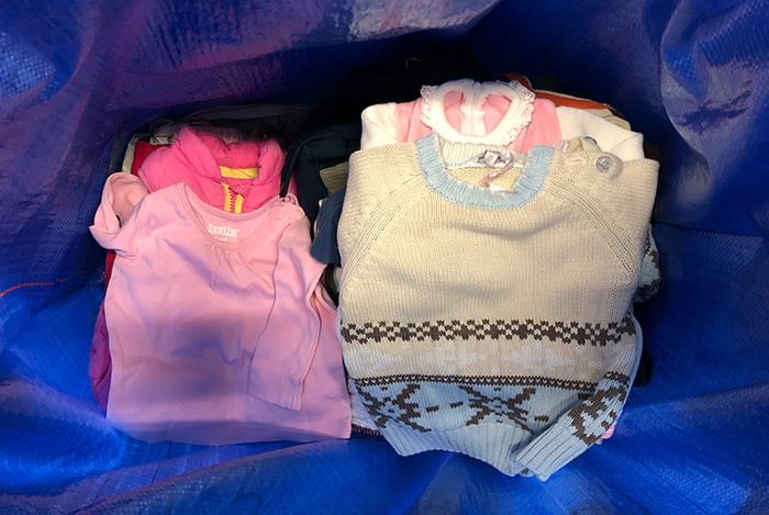 сортированная Одежда секонд хенд  для младенцев осень-зима 1 категория